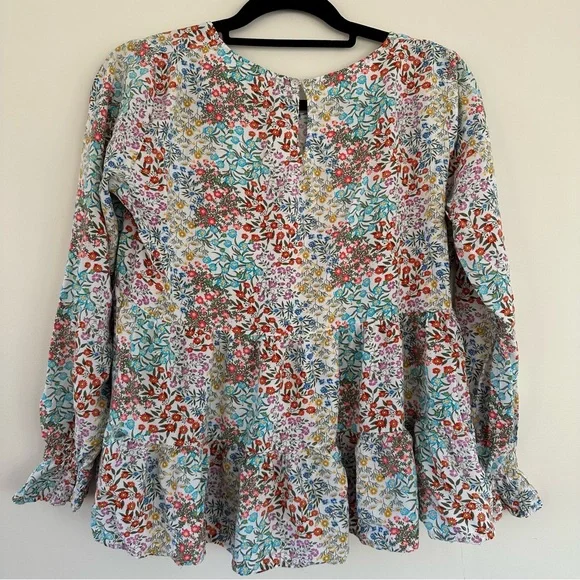 Jane and Delancey Floral Blouse Size Large - Picture 2 of 3